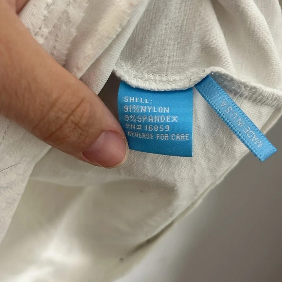 J.McLaughlin White Textured Catalina Bella Sleeve Top - Picture 4 of 5